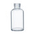 贝傅特 玻璃试剂瓶 实验室广口玻璃瓶小口玻璃瓶加厚玻璃茶棕色试剂瓶透明分装瓶 透明小口500ml