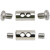 柏木格（BAI MU GE）可调锁扣卡扣紧固钢丝绳锁线器双孔锁夹收紧 小号竖双孔(10个价格)_配十字螺
