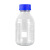 佑工信 透明丝口玻璃瓶 螺纹口带刻度螺口试剂瓶样品瓶 蓝盖试剂瓶 单位：个 高硼硅1000ml（5个） 