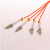 LHG 光纤跳线 LC-LC 多模双芯 橙色 25m LC/LC-MM-25米