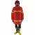 宏兴（HongXing）DA-020消防员抢险救援指挥服单式薄款防水阻燃透气耐磨定做上衣橘红色L码