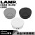 LAMP蓝普装饰收纳盒桌线孔盖穿线孔盖孔洞设备盖45/55孔 45mm孔用灰色
