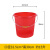 企桥 红色手提塑料水桶 洗车桶化工储水桶清洁桶 口径32.5*高30约15升 10/件