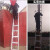 美消 消防铝合金升降伸缩梯子 耐腐耐滑 工作救援梯  消防铝合金梯加厚12米38kg