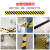 停胶带地标线贴4厨房黄色教室6s黑黄警示 黄色48厘米宽X33米长6卷装