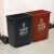 科力邦（Kelibang) 户外垃圾桶 40L干湿分类垃圾桶市政环卫商用垃圾桶无盖 黑色 KB1045 干垃圾(1个）