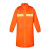 征战虎 反光雨衣环卫户外工地雨披长款连帽执勤巡逻雨衣 ZKR365 橙色 3XL/185