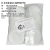 重松日本防尘口罩DR28SU2K配件U2K滤芯保护棉水洗圆形棉加厚加密白色 进口滤芯保护棉100片送储物盒1个