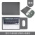GYSFONE 华为MateBook X Pro微绒典藏版14.2英寸笔记本电脑包PU皮革内胆包保护套收纳袋男女公文包 深灰色（内里绒面）+电源包