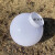 球形中华路灯灯罩螺口卡口亚克力柱子柱头圆球围墙户外防水外壳 (不发黄加厚)直径30卡口14.5CM