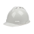 君御头部防护固安捷1501PE豪华V型带透气孔安全帽 白色