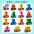 高乐高磁性数字小火车儿童拼装轨道积木力玩具宝宝1一3到6岁2男孩两 10节磁性数字小火车(车头+数字1