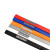橙央 u型骨架密封条机械锋利钣金防割手护口条橡胶复合包边滑板装 蓝色宽7高10mm卡0.8-2.5mm