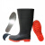 【迈凯乐】雨鞋男款高筒下雨天户外钓鱼洗车防雨水雨靴耐磨 型号M-YJ001 黑色 45 