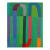 WSWU 手绘油画《绮并》北欧风入户玄关装饰画抽象色块拼接肌理画 图片色 160*210 简框 独立