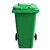 简厚 厨余分类垃圾桶大号厨房户外商用医疗干湿分离蓝色灰色红色绿色加厚全国标准分类塑料垃圾桶 绿色180L