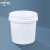 塑料外卖打包小龙虾海蜇包装桶果酱桶B 4L白色新款 特厚