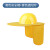 安全帽遮阳帽檐工地施工防晒帽子太阳帽男士夏季加大加宽 送冰袖黄色遮阳帘+玻璃钢透气安