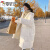 啄木鸟（TUCANO）官方品牌奶黄羽绒服女中长款2024冬季新款韩版chic面包服宽松棉服 奶黄色-官方品牌 L-官方品牌