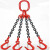 宏伸  链条吊钩 定制 2吨4腿1.5米长勾  每个价格  货期37天