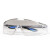 霍尼韦尔（Honeywell）300112 护目镜 S300A 蓝款银灰色镜片 防风沙 防尘 防雾1副
