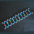 脱氧生物遗传基因教学仪器实验器材组装简单旋转自如DNA双螺旋结构模型组件分子模型 DNA双螺旋结构模型组件