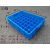 加厚塑料箱分格周转箱多格分类盒工具箱30格40格60格零件螺丝筐子 30格外径60x40x12cm 蓝色加厚