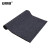 安赛瑞 双条纹PVC复合地垫 吸水防滑地毯垫 雨天走道脚垫门垫 0.9×10m 灰色 13702