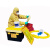 化学品泄漏处理包 应急箱-防溢便携包便携式应急包化学品泄露处理-实验室 明黄色