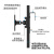 显示器屏风挂架工位办公桌显示器支架铝合金工业办公万向旋转挂架 显示器转接螺丝4个