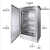 户外不锈钢网络机柜交换机功6u无线监控弱电设备柜落地24u防雨箱 201不锈钢700*600*450mm