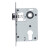 海斯迪克 HKC-564 不锈钢门锁执手锁 轻音房门锁 小50锁F款10套