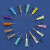 03520胶水卡口针头点胶针头点胶机针头塑座针头工业针头 塑钢 卡口0.4-2.0 分别1个共13个