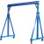 豫泰睿立始 龙门吊 支持定制 2吨龙门吊架移动小型起重机家用工字钢吊架 1吨 高2米宽2米