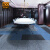 爱柯部落 方块毯办公室拼接地毯 会议客厅满铺防滑地垫装隔音地毯50cm×50cm（4片）浅灰条纹110138