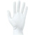 白手套纯棉薄款工作礼仪文玩劳保加厚耐磨防滑防护作业尼龙线手套 防静电-碳纤维（S码-1双）
