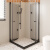 定制l型折叠门淋浴房小户型浴屏简易整体卫生间玻璃干 0*0方形 0*0方形
