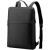 袋鼠（KANGAROO）薄款商务笔记本电脑包新款双肩包男士背包多功能休闲书包 672黑色(皮膜版本)