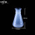 中环力安 实验室带盖塑料烧瓶塑料三角烧瓶实验瓶 广口（10个）500ml