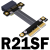 PCI-E x4 转x1延長线转接加长线 4x PCIe3.0定制加长 R21SR 50cm