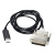 USB转DB25针 赛多利斯电子天平电子称 YCC01-USBM2数据线 通讯线 DB9款(无芯片) 1.8m