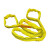 起重圆形吊带绳 工业起重柔性吊装带国标双扣环圆形吊车吊带5吨3 双扣2吨4米