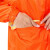 厚创 双层分体雨衣雨裤套装 加大加厚反光环卫路政执勤防汛雨衣可印字 橙色 XL(175)