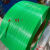 纸箱PP打包带机用塑料透明黄色全新料半自动全自动手动包装捆扎带 绿色透明带 14宽0.8厚(10kg)2300米
