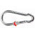 聚远 JUYUAN 安全钩 保险钩子绳索链子钥匙钩安全钩8厘米（5个1组）1组价