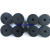 防震橡胶垫 圆型胶垫 机器机床减震胶垫橡胶减震垫防滑胶垫缓冲垫 规格为（直径*厚度）