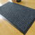 入户门垫洗手间地毯丙纶PVC地垫定制橡胶双条纹地毯消毒垫子跨境 双条纹灰色 40x60cm