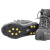 海斯迪克 HK-567 冰爪防滑鞋套 雪地冰面防滑10齿鞋套 便携简易鞋链雪爪冰爪鞋套 L码