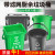 带滤网手提垃圾分类垃圾桶厨房专用10升20升厨余茶渣干湿分离 20L方桶带漏网灰色