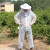 适用防蜂服连体防蜂衣养蜂帽透气型防蜜蜂蜂衣养蜂工具全套 3D透气棉分体【均码】加厚 【羊皮手套】10件套